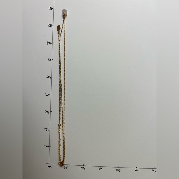 Dainty Rose Quartz Multi-Strand Necklace Set -  Boho Chic Layered Necklace - Picture 5 of 8